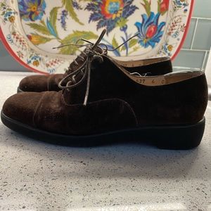 Ferragamo Sport Brown Suede Shoes
